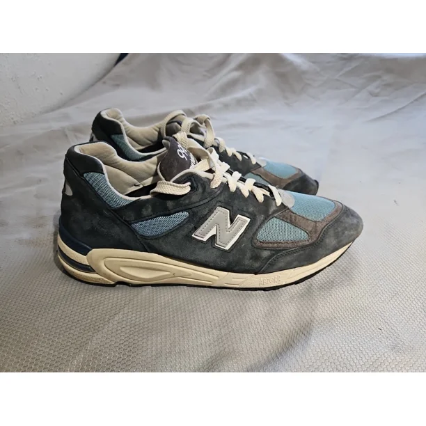 New Balance Shoe 990v2 Mens 14 Blue Sneakers TEDDY SANTIS M990TB2