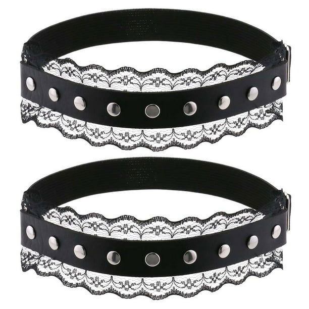 Biekopu Adjustable Lace Heart-Shaped Thigh Garter, Elastic Leg Garters for Women - Walmart.com