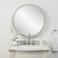 thumbnail image 2 of Uttermost Crofton Lighted Brass Round Mirror, 2 of 11