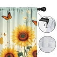 thumbnail image 4 of Blackout Kids Curtains,Sunflowers and Butterflies Childrens Insulated Curtains Set Of 2,Bedroom Essentials,Toddler Room Decor 52x63in(132x160cm), 4 of 4