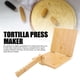 thumbnail image 3 of Máquina Para Prensar Tortillas, Procesamiento Fino, Forma Delgada Y Plana, 50 Piezas De Papel Pergamino, Bisagra Metálica Y Prensa De Masa Para Juntas Con Rodillo Para Cocina, 3 of 7