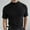 black, variant on HAXMNOU Mens T Shirt Short Sleeve Basic Turtleneck Slim Fit Pullover Solid Tops Suitable for Spring And Early Summer Green M