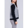 thumbnail image 3 of WOMENS SWEATER Black white, 3 of 5