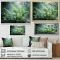 thumbnail image 4 of Designart "Ferns love expression III" Floral Floater Framed Wall Art Living Room, 4 of 7