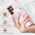 thumbnail image 2 of For Samsung Galaxy S21 FE Case Hard back Marble Pattern Slim Design Enhanced Camera and Screen Protection Girls and Women Cover, 2 of 5