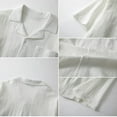 thumbnail image 7 of Button Up Shirts for Men Casual Vocation Beach Short Sleeve T-Shirt with Pocket, L, 7 of 7