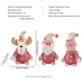 CQININI Desktop Ornament New Christmas Pink Christmas Desktop Gift