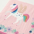 thumbnail image 3 of Amscan Enchanted Unicorn Birthday Lunch Napkins, 6.5 in, 48 Count, 3 of 6
