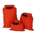 thumbnail image 1 of 3 Piezas Impermeable Bolsa de Almacenamiento de Seco Bolsa Piragüismo Rafting Camping Naranja Zulema Bolsa de acampada, 1 of 8
