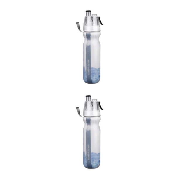 Eigraketly 500 ML Bicicleta Bebida Botella de agua Aerosol Niebla fresca Bicicleta Taza Botellas Ciclismo Beber Contenedor Deportes al aire libre Negro 2piezas Eigraketly CBP228602