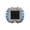 Blue Constantly ON, variant on 6 LED Solar Powered Road Stud Lights with Motion Sensor & Auto Dimming Function, IP68 Waterproof Flashing Constant Warning Markers for Driveways and Parking Lots,Green Flashing