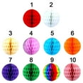 thumbnail image 2 of 5pcs 4Inch 10cm DIY Baby Shower Gift Supplies Honeycomb Balls Paper Pom Poms Birthday Wedding Decor Chinese Paper Lantern 8, 2 of 8