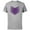 Athletic Heather, variant on Marvel Hawkeye Series Halftone Purple Arrow - Short Sleeve Cotton T-Shirt for Adults - Customized-Natural