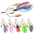 thumbnail image 3 of Cebo Giratorio Artificial 13 Cm Con Lentejuelas para Pesca Lubina () Rosa, 3 of 9