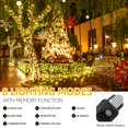 thumbnail image 3 of Luces navideñas MZD8391, 170 pies, 500 LED, impermeables, color blanco cálido, 3 of 7