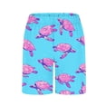 thumbnail image 6 of Favoffer Big Boys Swim Trunks Turtle Print Double Layer Quick Dry Breathable Elastic Waist Beach Shorts Knee Length Bottoms for Seaside Surfing Vacation Camping Outdoor Travel 5-15Y, 6 of 6