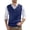 A-Blue58, variant on XIAOCHA Men's Knit V Neck Vest Sleeveless V Neck Sweater Vest Warm Versatile Office Vests