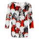 thumbnail image 5 of Camisas Navideñas Para Mujer Tops de Cuello Redondo Moda Impresa Suelta 3/4 Mangas Blusa Informal Odeerbi ODB194567, 5 of 5