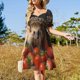 thumbnail image 3 of Vestido de manga corta de fiesta deliciosa de erizo vestidos de verano para mujer ropa de mujer tendencia 2025 ropa para mujer, 3 of 7