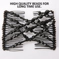 thumbnail image 1 of Magic Hair Comb Clip Beads Stretchy Double Comb Hair Disk,  Plastic, Fashionable Design, Suitable for All Hair Types Magic Hair Comb Clip Beads Stretchy Comb Double, 1 of 7