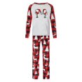 thumbnail image 2 of Christmas Pajamas for Family Buffalo Plaid Reindeer Pajamas Holidays Family Matching Sleepwear Elk Print Pajamas Pj Set Womens Pajama Sets, 2 of 9