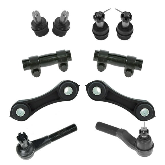 TRQ 10 Piece Steering Suspension Kit Ball Joints Tie Rods Sway Bar End Links PSA64887 Fits select: 1993-1997 FORD RANGER, 1994-1997 MAZDA B4000