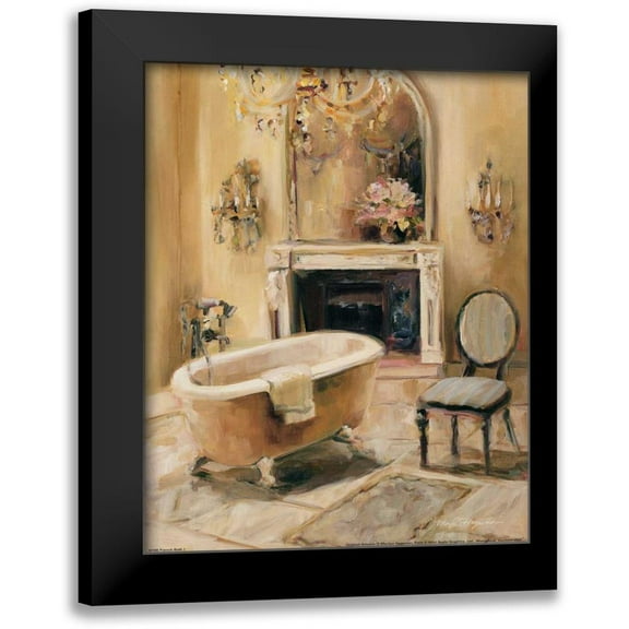 Hageman, Marilyn 12x14 Black Modern Framed Museum Art Print Titled - French Bath I