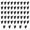 thumbnail image 3 of HILABEE 50 Pcs Isolants de Clôture Électriques Robustes Pièce d'Isolation Portable Professionnelle, 3 of 9