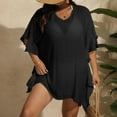 thumbnail image 6 of UAYOTSE Bathing Suit Cover Ups for Women Elegant Solid Color Swimsuit Cover Up Wrap Waist Beach Swimwear Coverup,Sizes XL, 6 of 7