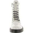 thumbnail image 3 of DKNY Womens Malaya Faux Leather Patent Combat & Lace-up Boots, 3 of 3