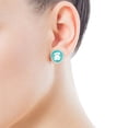 thumbnail image 3 of ARETES PLATA 925 BOTON AZUL 74456, 3 of 3