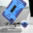 thumbnail image 6 of ELEHOLD Case for Samsung Galaxy Tab A9, Shockproof Case with 360°Rotating Adjustable Shoulder Hand Strap & Stand,Blue, 6 of 8