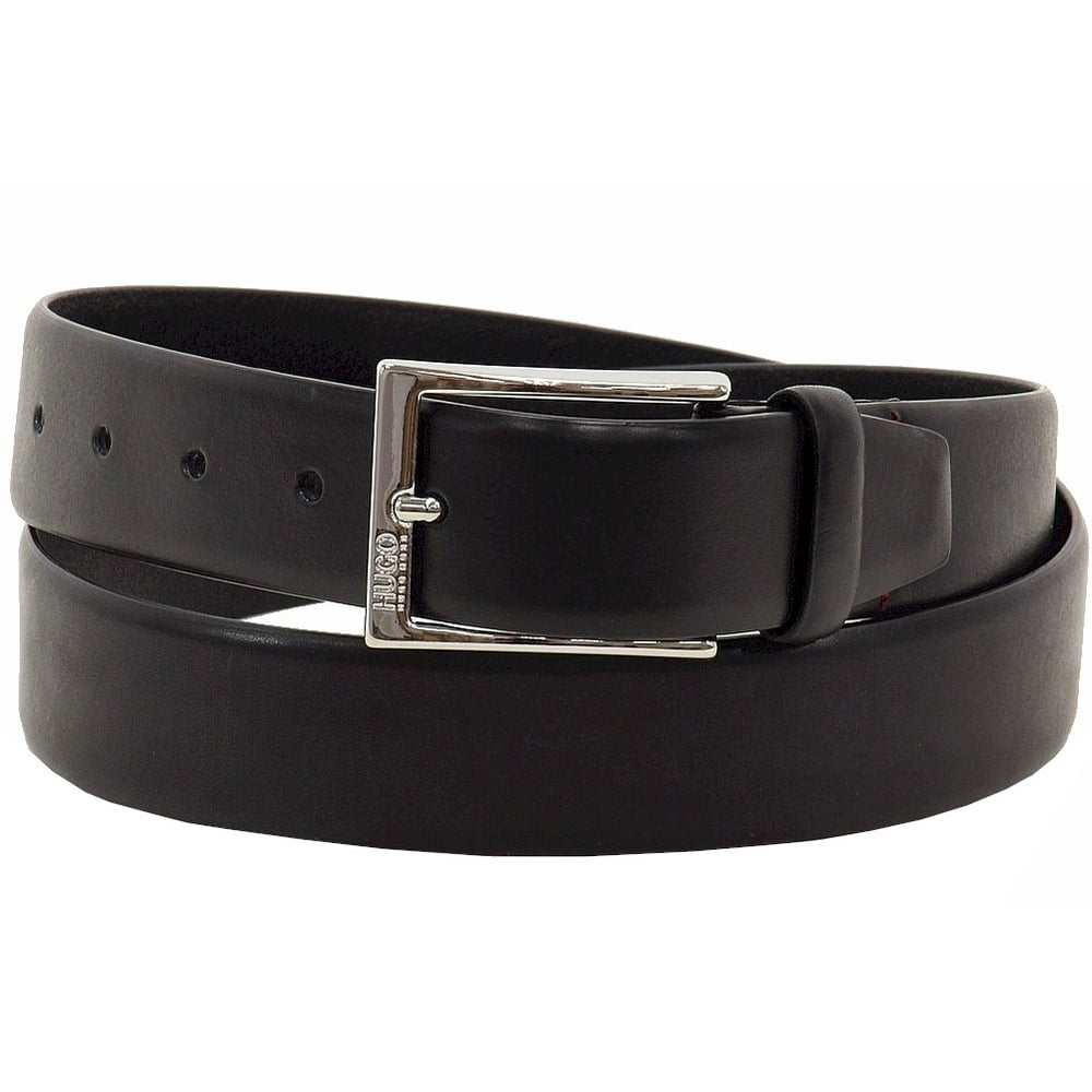 Hugo Boss Belts Men's Belt 32 Brass Buckle Cow Skin Smooth Leather 31