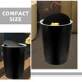 thumbnail image 3 of unbranded Bote De Basura Para Hogar En Plástico Negro Con Abatible Ideal Para Cocina Y, 3 of 8