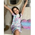 thumbnail image 5 of Oudiya Girls Short Sleeve Nightgowns Soft Print Pajamas Sleepwear Nighties for Kids 4-12, 5 of 6