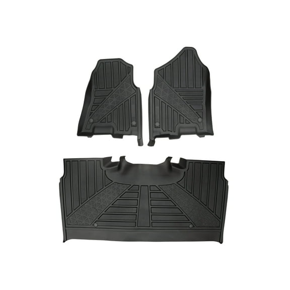 TerraMax Floor Mats Fits 2019-2025 Dodge Ram 1500 Crew Cab - TTLFMK015DRA