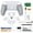 Rubberized White, variant on eXtremeRate Starlight Blue Rubberized Grip Programable RISE V3 Remap Kit for PS5 Controller BDM-030 040 050, Upgrade Board Redesigned Bottom Shell Back Buttons for PS5 Controller - NO Controller