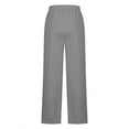 thumbnail image 7 of Delayuji Women's Stripe Patchwork Wide Leg Sweatpants Loose Sportswear Casual Sweatpants Workout Pants, 7 of 7