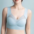 thumbnail image 2 of Sujetador Push Up sin costuras para mujer, ropa interior de seda de hielo, anillo sin cable, lencería para dormir, Bralette deportivo Invisible para Fitness, 2 of 4