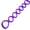 Purple, variant on ABCISI 7 Ring Stretch Resistance Band, 12-14 lb Medium Resistance Exercise Band with 7 Grip Loops for Full Body Stretching, Yoga, Physical Therapy, Home Gym, Arm, Shoulder, Leg and Foot Training,pink