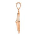 thumbnail image 2 of FB Jewels 14K Rose Gold Nautical Compass White Needle Pendant, 2 of 3