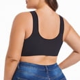 thumbnail image 5 of mgoYE Women's Full Coverage Minimizer Underwire Plus Size Support Bra(Black,44E), 5 of 9