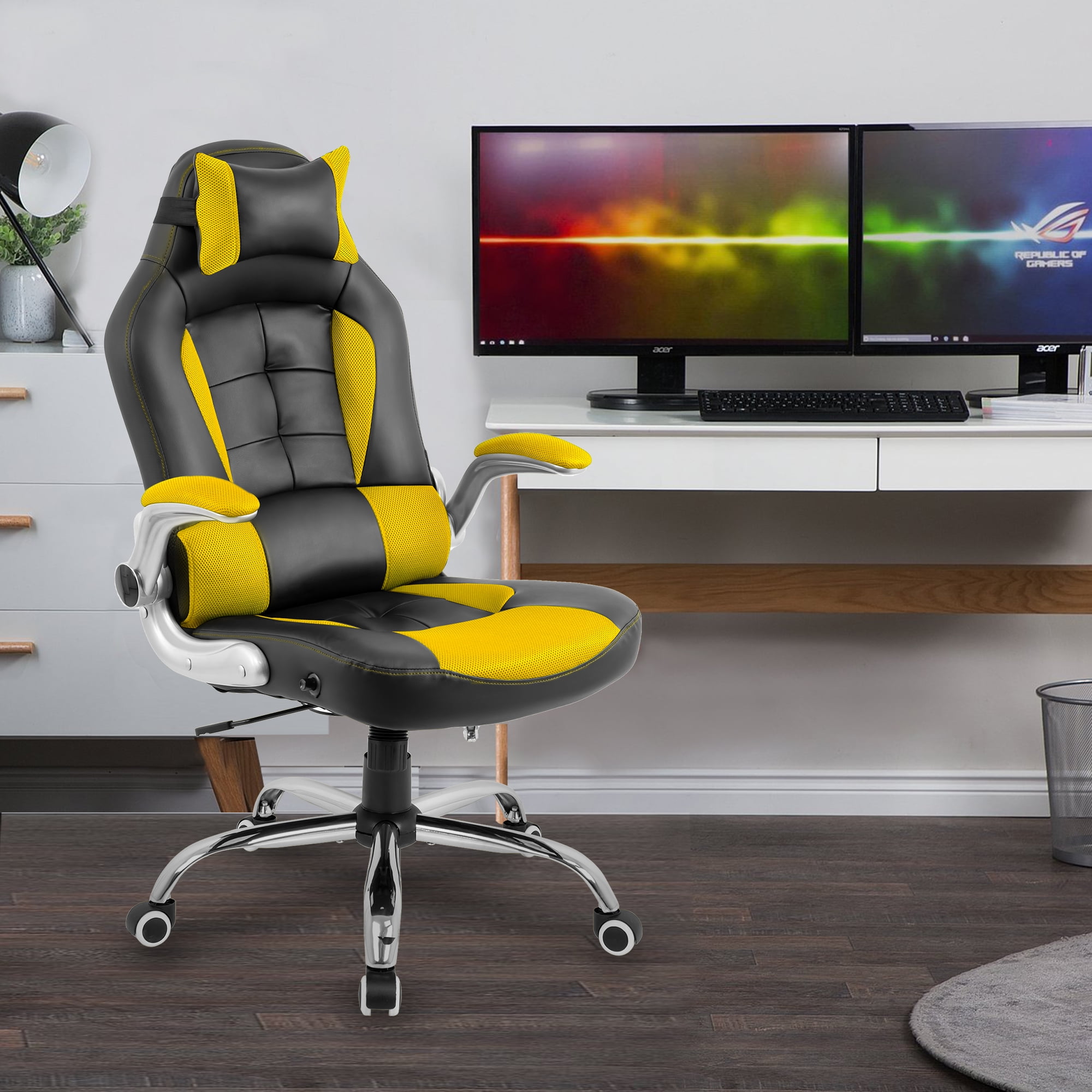 merax ergonomic high back racing gaming chair