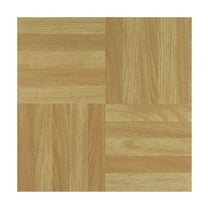 HomeStock Mountain Majesty Finger Square Parquet Self Adhesive Vinyl Floor Tile 12x12", High Gloss, Easy Peel and Stick, 45 Square Feet per Box