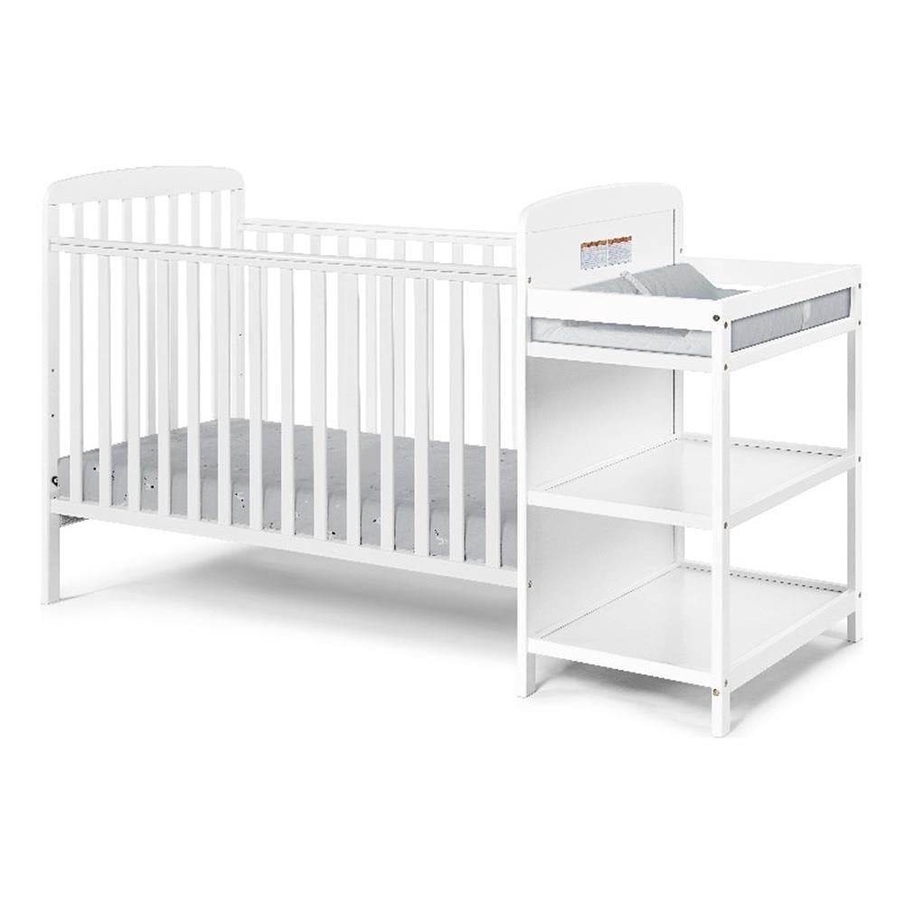 Suite Bebe Ramsey Crib & Changer Combo, White