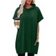 thumbnail image 1 of Vestido tipo sudadera con capucha KISSMODA Mujer Verano Verde Oscuro S, 1 of 5