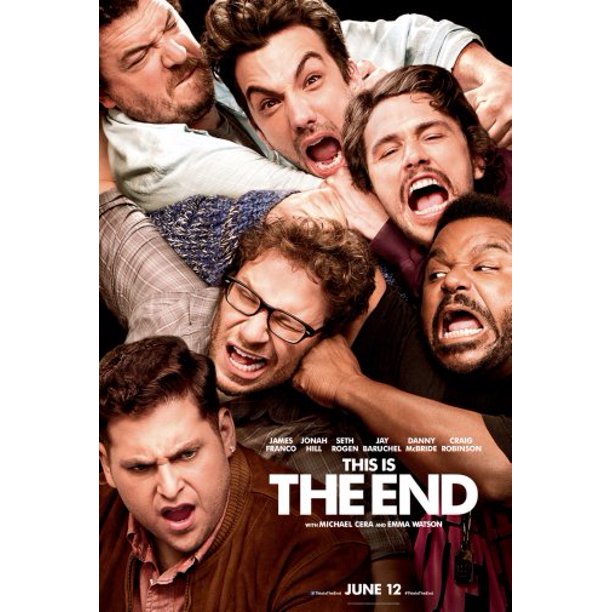 (24inx36in) This Is The End Movie Poster Entertainment Decor Art Poster 