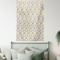 thumbnail image 4 of Numbers Tapestry, Bubble Style Numbers Equation Division Addition Multiplication Themed Children Math, Wall Hanging for Bedroom Living Room Dorm Decor, 60W X 80L Inches, Multicolor, by Ambesonne, 4 of 5