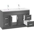 thumbnail image 2 of Cutler Kitchen And Bath Urb48dbt Urban 48" Free Standing Double Vanity Set - Morning Dew, 2 of 6