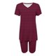 thumbnail image 3 of Blusas para las Mujeres Casual Impreso Cuello en V Manga Corta Blusa Pantalones Cortos, Conjuntos de Ropa para las Mujeres, 3 of 4
